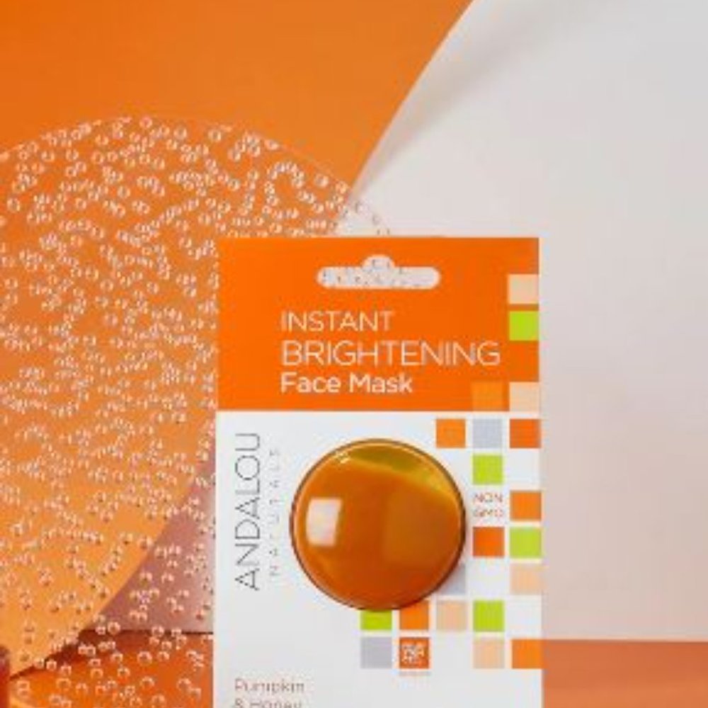 ANDALOU Instant Brightening Organic Pumpkin & Manuka Honey Glycolic Face Pod
